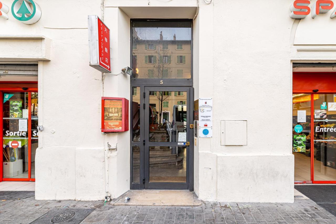 Studio Travel 24M2, 120M Vieux-Port ,Clim , Wifi ,Acces Autonome Avec Code Marseille Exterior photo